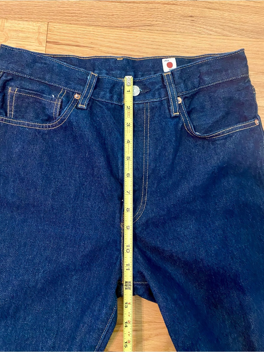 Levi’s Blue Tab Column Jeans Japanese Selvedge High Rise W29 L27 - Picture 10 of 14